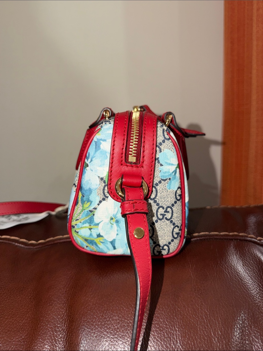 ‼️Authentic Gucci Floral Bloom Mini Boston Satchel Crossbody Bag - Picture 3 of 15